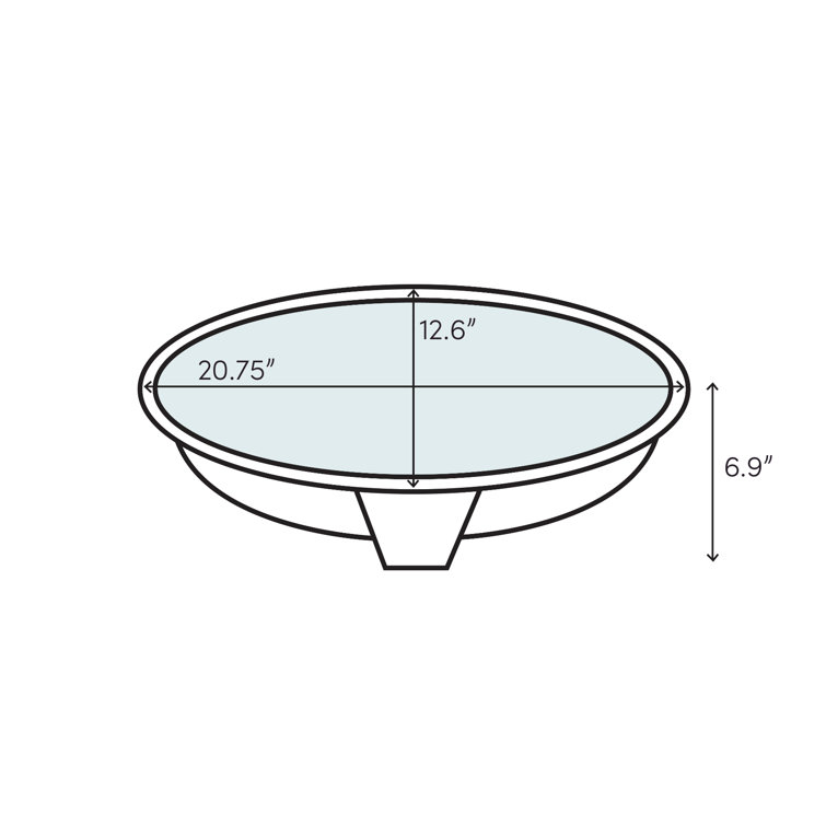Duravit DCode Metal Oval Undermount Bathroom Sink with Overflow & Reviews Wayfair